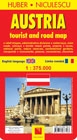 Austria - harta turistica si rutiera