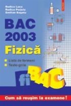 BAC 2003 Fizica Lista termeni