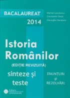 Bacalaureat 2014 Istoria Romanilor (editie