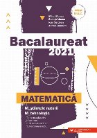 Bacalaureat 2021 Matematică M_ştiinţele naturii