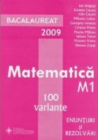 Bacalaureat 2009 Matematica 100 variante