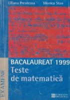 Bacalaureat 2000 Teste matematica