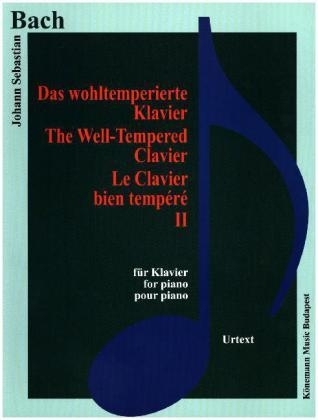 Bach, Das wohltemperierte Klavier II