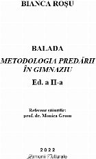 Balada metodologia predării în gimnaziu