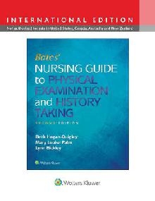 Bates' Nursing Guide to Physical Examination and History Tak