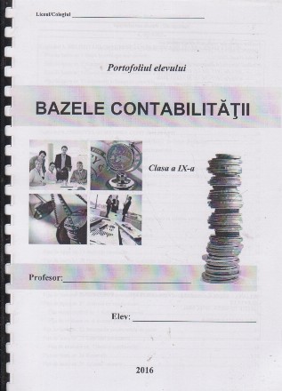 Bazele Contabilitatii - Portofoliul elevului