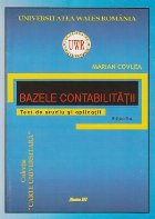 Bazele contabilitatii. Text de studiu si aplicatii. Editia a II-a