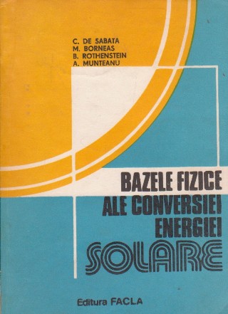 Bazele fizice ale conversiei energiei solare