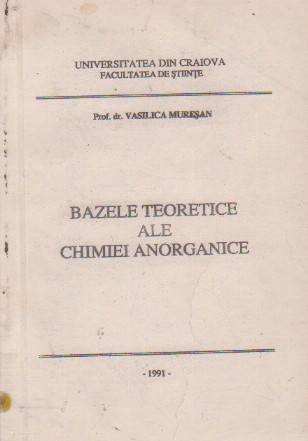 Bazele teoretice ale chimiei anorganice