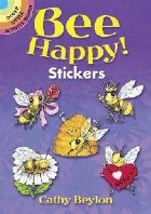 Bee Happy Stickers