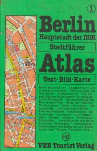 Berlin Hauptstadt der DDR Standtfuhrer Atlas