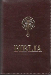 Biblia Sau Sfanta Scriptura - Coperti din piele cu fermoar, Format A5