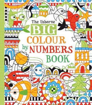 Big colour by numbers book