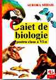 Biologie. Caietul elevului de clasa a 6-a