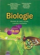 Biologie Modele teste initiale curente