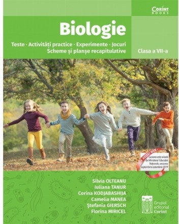 Biologie. Teste. Activități practice. Experimente. Jocuri. Scheme și planșe recapitulative. Clasa a VII-a