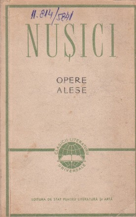 Branislav Nusici - Opere alese