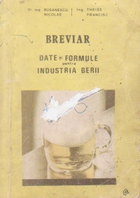 Breviar date si formule pentru industria berii