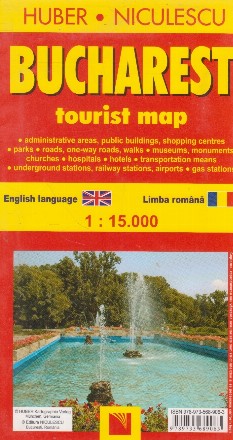 Bucharest tourist map