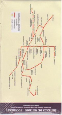 Bucuresti - harta turistica (romana-engleza-franceza-germana)(alibris)