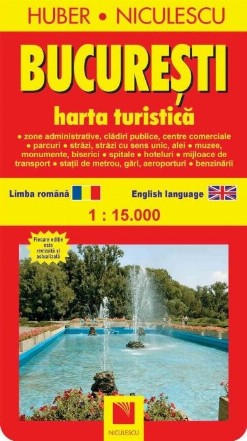 Bucuresti. Harta turistica (scara 1:15 000)