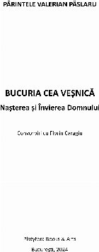 Bucuria cea veşnică Naşterea şi