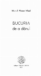 Bucuria dărui