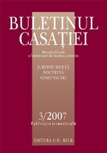 Buletinul Casatiei, Nr. 3/2007