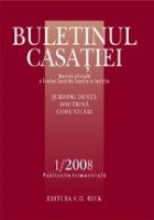 Buletinul Casatiei, Nr. 1/2008