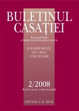 Buletinul Casatiei, Nr. 2/2008