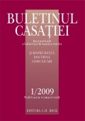 Buletinul Casatiei, Nr. 1/2009