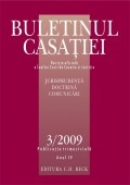 Buletinul Casatiei, Nr. 3/2009