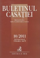 Buletinul Casatiei Nr. 10/2011