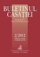 Buletinul Casatiei, nr. 2/2012