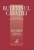 Buletinul Casatiei 9/2013