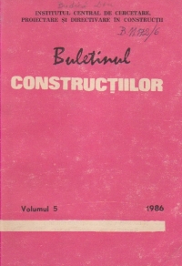 Buletinul Constructiilor (5/1986)