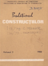 Buletinul constructiilor, Volumul 3 / 1980