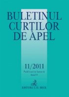 Buletinul Curtilor de Apel, Nr. 11/2011