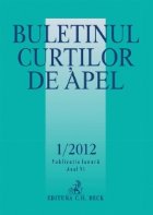 Buletinul Curtilor de Apel, Nr. 1/2012