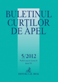 Buletinul Curtilor de Apel, Nr. 5/2012