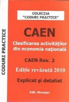 CAEN Clasificarea activitatilor din economia