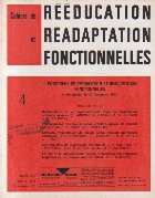 Cahiers de Reeducation et Readaptation Fonctionnelles 4/1974