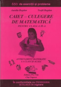 Caiet - Culegere de matematica pentru clasa a II-a: antrenament matematic la clasa si acasa