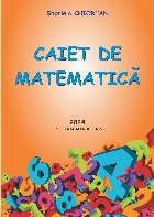 Caiet matematică