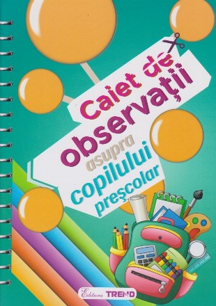 Caiet de observaţii asupra copilului preşcolar