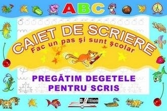 Caiet de scriere. Pregatim degetele pentru scris