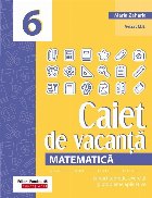 Caiet vacanţă Matematică clasa suport