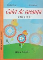 Caiet de vacanta clasa a III-a