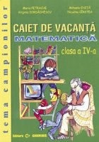 Caiet vacanta Matematica Clasa