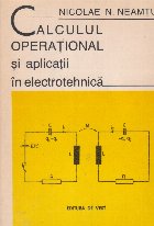 Calculul operational aplicatii electrotehnica